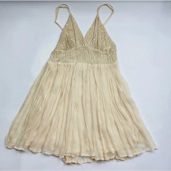 Free People Like A Diamond Mini Dress Size 8 - Picture 2 of 9